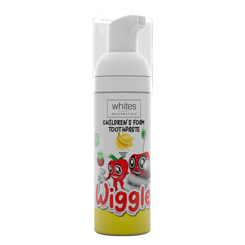 "Wiggle" Fluoride Toothpaste Foam