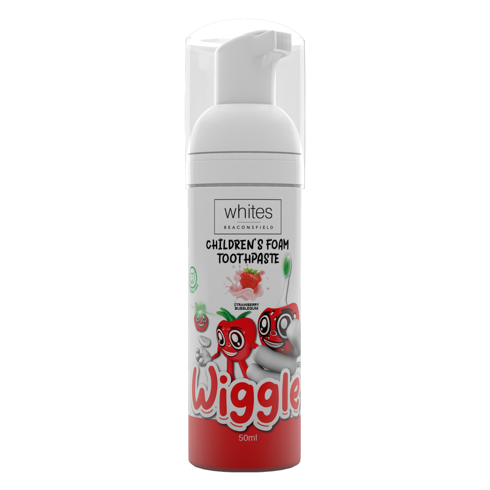 "Wiggle" Fluoride Toothpaste Foam