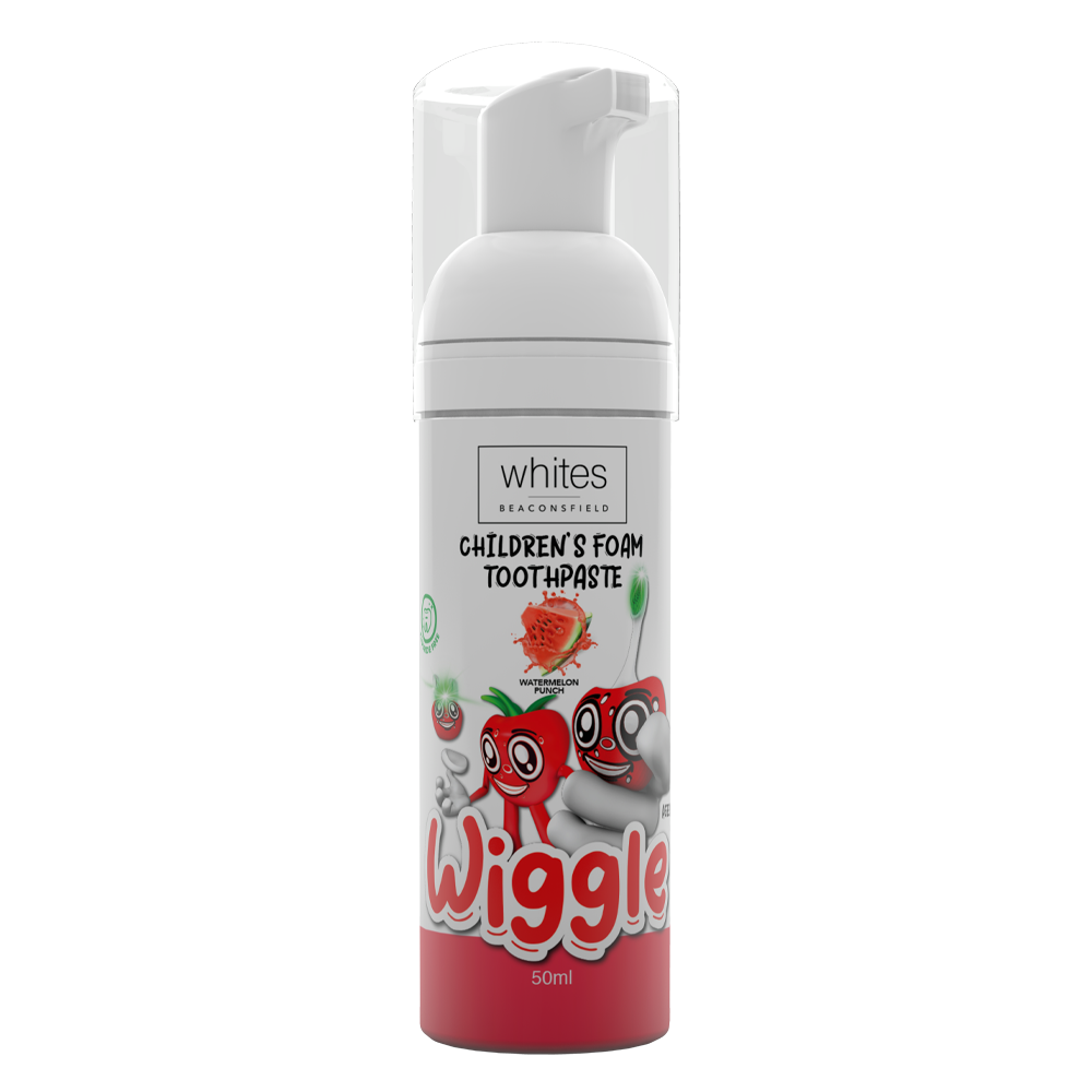 "Wiggle" Fluoride Toothpaste Foam