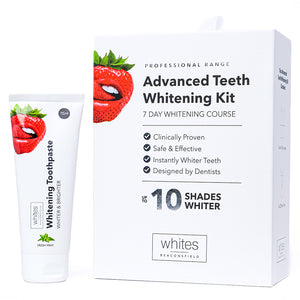 Mint toothpaste and teeth whitening kit 